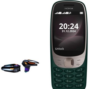 Nokia 6310과 호환되는 박스웨이브 게이밍 기어 2024 터치스크린 퀵트리거 오토 트리거 버튼 오토파이어 모바일 FPS 제트 블랙, 1개