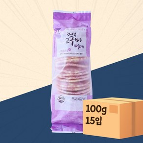 뻥과자 자색고구마 뻥튀기 100g 신영 마시뜨레 옛날과자 간식, 1개, 1.5kg