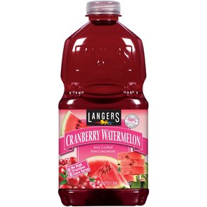 Langes Juice Cocktail Canbey Watemelon 64 fl. oz Langes 주스 칵테일 크랜베리 ​​수박 64 fl. 온스 (8개들이 팩