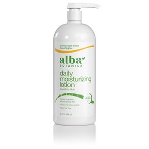 Alba Botanica 베리 에몰리언트 바디 로션 언센티드 오리지널, 907g, 1개