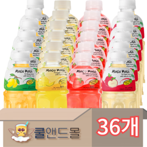 [쿨앤드몰] 모구모구 4종혼합 망고9+파인애플9+딸기9+사과9, 36개, 320ml
