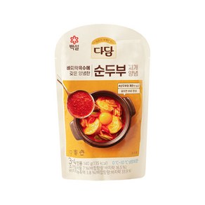 CJ 다담 순두부 찌개양념 140g X 10개