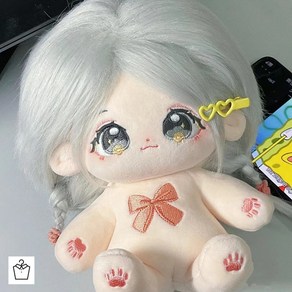 무속성 솜인형 아이돌 인형 여자 20cm 모헤어, 03은, 솜깅(골격x), 1개