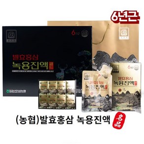 농협 발효홍삼 녹용진액 골드 (50ml x 40포) 홍삼녹용골드 고려홍삼 녹용홍삼 진액, 40개, 50ml