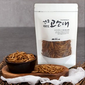 건조밀웜 바삭한고소애 50g 친환경사육농법 영양간식, 6개