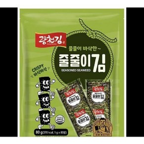 줄줄이김 광천김 80G, 80개