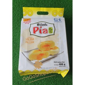 베트남 Banh Pia Liu Sha Pia Cake 솔티드 에그 케잌 40gx12개, 12봉, 1개, 480g