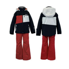 로시놀 주니어 스키복 (2425 ROSSIGNOL JR SKI SUIT BLK RED)