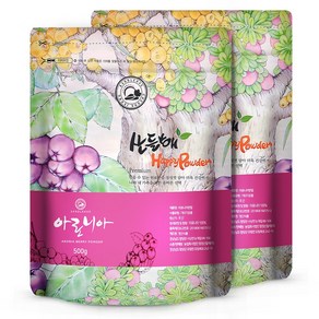 국산 냉풍건조 아로니아분말, 500g, 2개