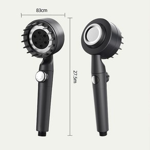 필터 샤워기헤드 세트 다기능 수압상승 샤워기헤드 바디럽 3단모드 해바라기, 바디럽 샤워기헤드, 1개
