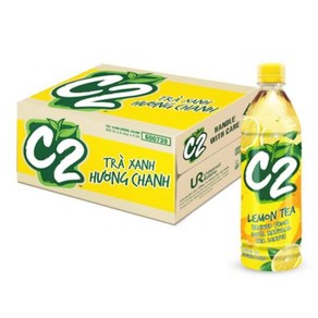 C2 씨투 레몬그린티 베트남 레몬티 lemon geen tea / 베트남식품 TRA CHANH C2 VIETNAM, 355ml, 24개