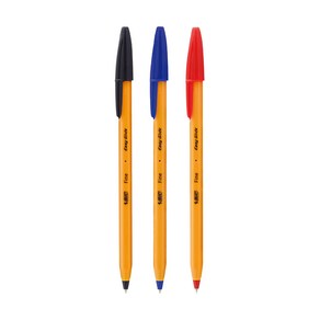 BIC 빅 오렌지볼펜 0.7mm 12개/타스, 적색(12개입 타스)