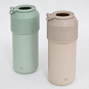페트병 쿨러 500ml 진공 소주 쿨러 홀더 보틀, DK301-그린, 1개