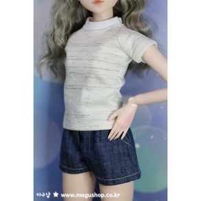 #bjd#구체관절인형옷(#도리스돌 60cm한정)오트밀 반팔 티셔츠(인형포함안됨)#마구샵#어린이날