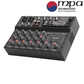 PM-502 MPA 5채널 초소형 파워드 믹서 앰프 100W USB 라디오 블루투스