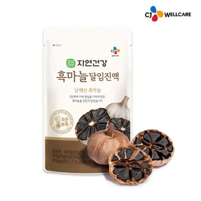 CJ 자연건강 흑마늘달임진액 흑마늘즙, 24개, 50ml