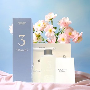 잇츠마이플라워 오브제 디퓨저 탄생화 디퓨저 선물 세트 200ml, 11월, 1개