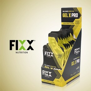 크램픽스 픽스뉴트리션 GEL X PRO 픽스 젤엑스프로 에너지젤 레몬맛, 1박스, 320g