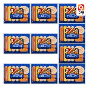 팔도맛쟁이 사조오양 수제 모듬 소시지, 385g, 10개