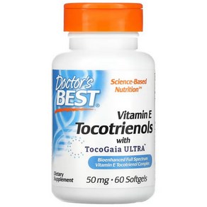 닥터스베스트 Vitamin E Tocotienols 50mg 60소프트젤, 1개, 60정