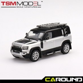 TSM Model 1:43 랜드로버 디펜더 110 Exploe Po Indus Silve (TSM430632D), 1개