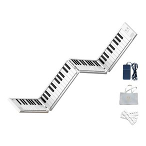 midiplus 미디플러스 폴더블 접이식 휴대용 디지털 피아노, 88건반, 1개
