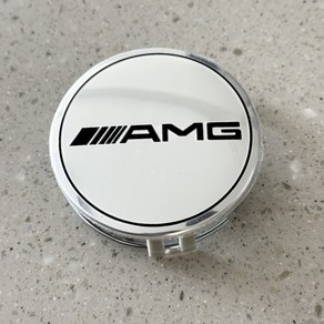 BENZ 벤츠 휠캡 AMG 실버 75mm 클립형 1대분 4개세트, 4개