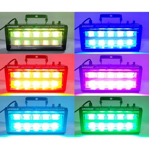 ST200C 200W RGB 컬러 싸이키 LED 10PCS 사이키 스트로브 무대조명