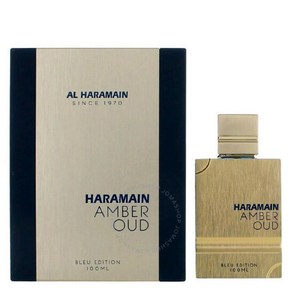 남성용/Al Haamain Mens Ambe Oud Blue Edition EDP 3.3 oz Fagances, 1개