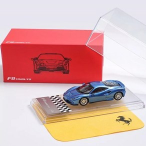 XF model 1:64 페라리 F8 트리뷰토 - 블루