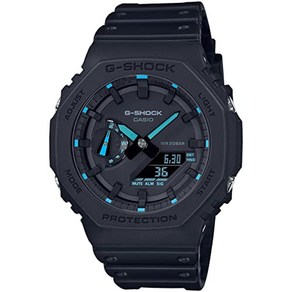 G-Shock GA2100-1A2 네온 엑센트 워치 블루 블루 원 사이즈 디지털