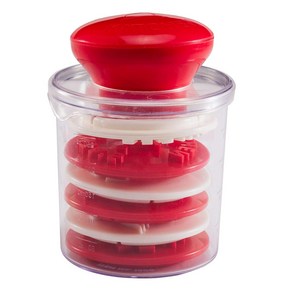 Hutzle Santa's Kitchen Cookie Stamp Set one size Red, 1개