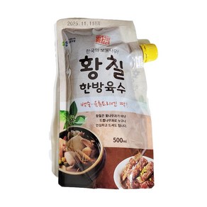 100%국산 황칠나무효능 집에서삼계탕 오리백숙 진액 한방 육수 황칠진액 엑기스 500ml, 황칠한방진액 600ml x 1포, 1개