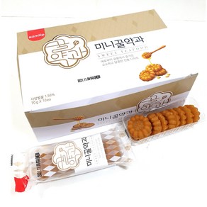 약과 70g미니 꿀약과 삽립 한과(추억의맛 문방구 불량식품 수입과자), 70g, 1개