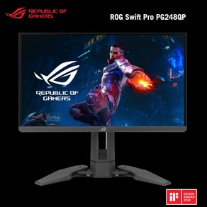 [공식인증점]에이수스 ASUS ROG SWIFT PRO ESPORTS TN패널 540Hz 0.2ms HDR 게이머용 24인치 게이밍 모니터, PG248QP, 61cm