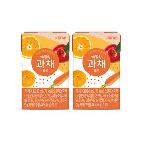 서울에프엔비 패밀리 과채 골드 140ml, 48개