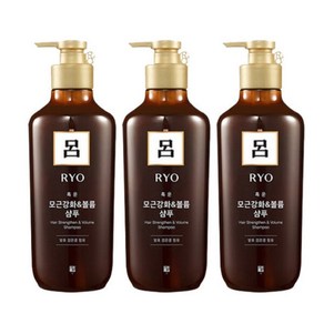 려 흑운 모근강화볼륨케어 샴푸 550ml 3개, 1개