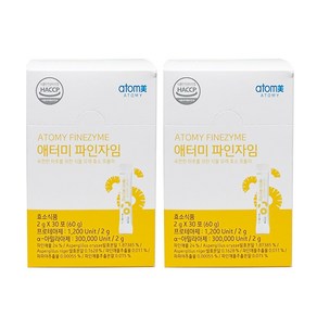 애터미 파인애플 효소 30포 2박스 소화 효소제, 2개, 60g