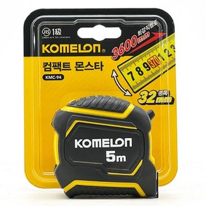 코메론 몬스터 줄자 5M 32mm, 1개