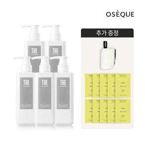 [오제끄] 더 클렌저 5종 (클렌징패드 스킨가드 선세럼 파우치 1.5ml*10매 증정), 130g, 5개