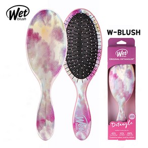 웻브러쉬 오리지널 디탱글러 패턴 SAFARI HIPSTER TERRAIN NATURE METALIC WET BRUSH ORIGINAL DETANGLER, W-BLUSH, 1개