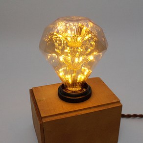 LED 에디슨전구 불꽃 다이아 2.5W DS, 1개