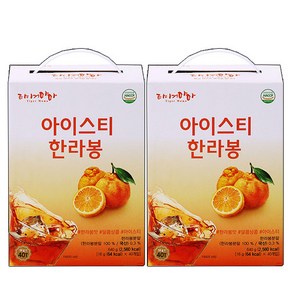 타이거마마 한라봉 아이스티 40T/2개 분말음료 탕비실