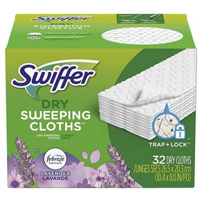 Swiffer Sweeper 드라이 스위핑 천 리필 게인 오리지널 32개