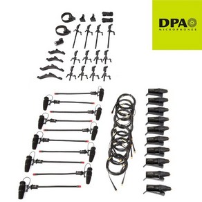 DPA 악기용 마이크 고감도 KIT-4099-DC-10C-C 10세트 펠리컨케이스 미포함 [국내 DPA 공식파트너 정품]