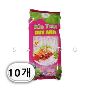 분짜면 라이스 버미셀리 베트남 분투이 쌀국수 분짜 Bun Tuoi 두이안, 400g, 10개