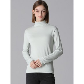 리스트 베이직 심플 목폴라 티셔츠 택가격 78000원