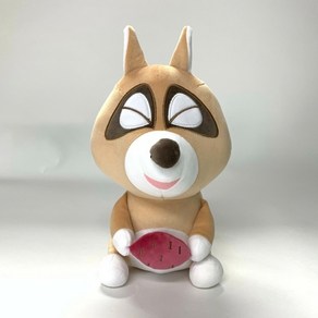 보노보노 숲 너부리 인형, 25cm, 1개, 브라운