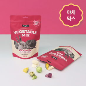 트러스티푸드 가니쉬 동결건조 야채 믹스 저칼로리 강아지 간식 트릿, 1개, 50g, 야채믹스