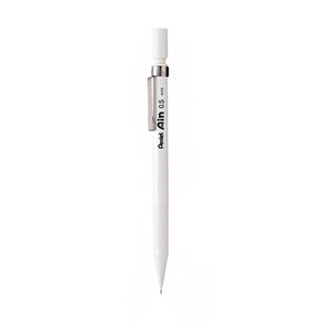 펜텔 아인 샤프 A125 흑색 청색 적색 0.5mm, 0.5mm 화이트, 화이트(A125 W)